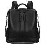 S-ZONE-Women-Genuine-Leather-Backpack-Casual-Shoulder-Bag-Purse-Medium-0