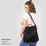 S-ZONE-Women-Genuine-Leather-Backpack-Casual-Shoulder-Bag-Purse-Medium-0-5