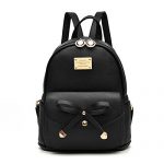 Girls-Bowknot-Cute-Leather-Backpack-Mini-Backpack-Purse-for-Women-0